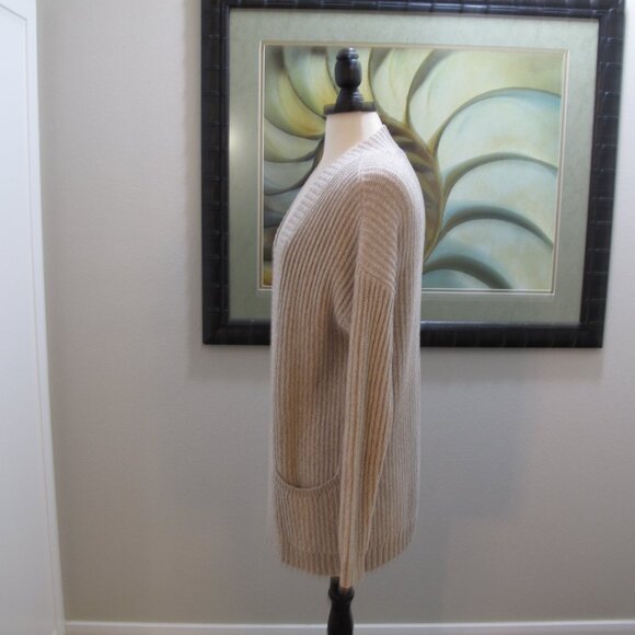 EXPRESS Ribbed Open Front Cardigan - Picture 7 of 8